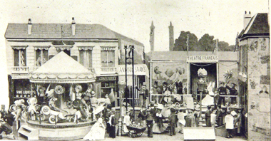 Mise en scène de Martin gagnant le premier prix à l’Exposition Universelle à St. Louis